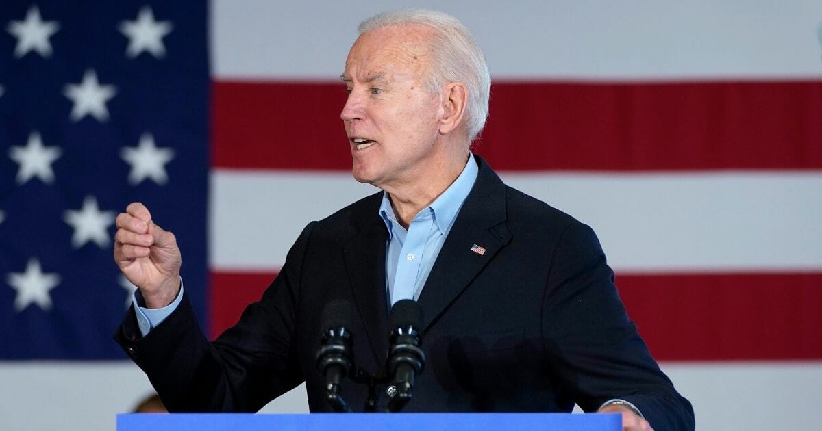 Democratic presidential candidate former U.S. Vice president Joe Biden speaks to Iowa voters while campaigning on Dec. 6, 2019, in Cedar Rapids, Iowa.