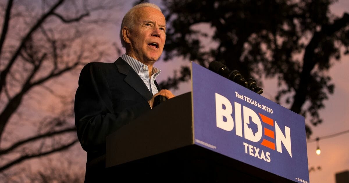 Democratic presidential candidate and former Vice President Joe Biden speaks at a community event while campaigning on Dec. 13, 2019, in San Antonio, Texas.