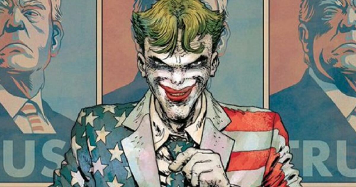 The comic book villain Joker.