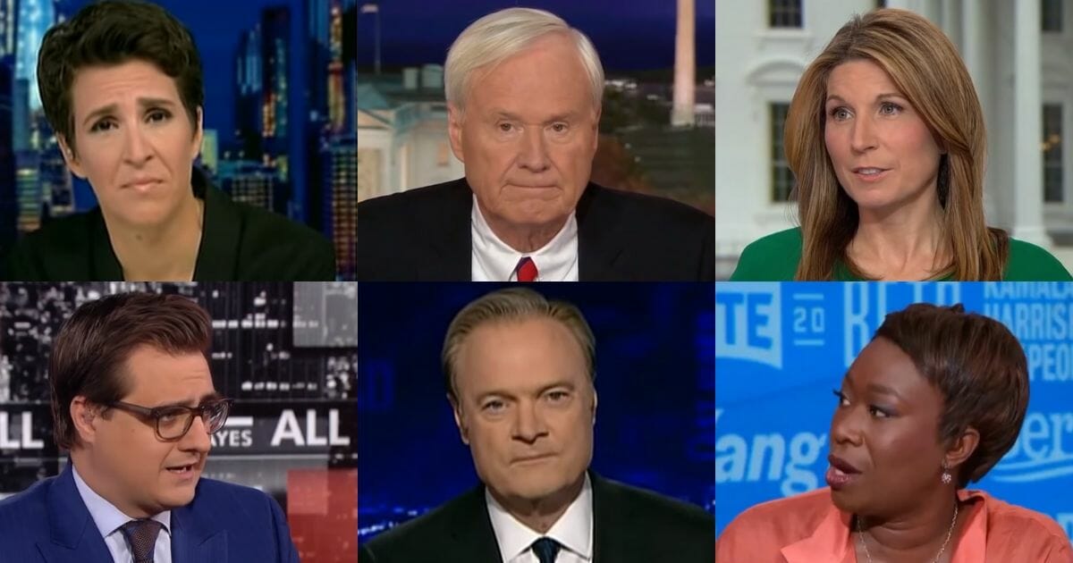 MSNBC's hosts.
