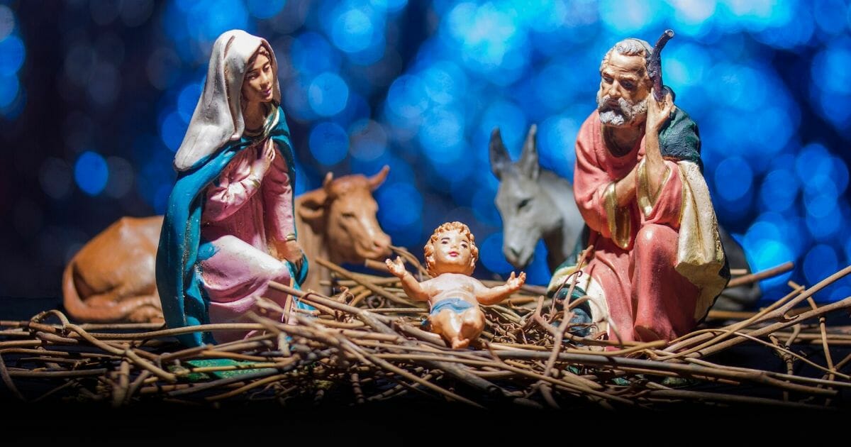 A Nativity scene.