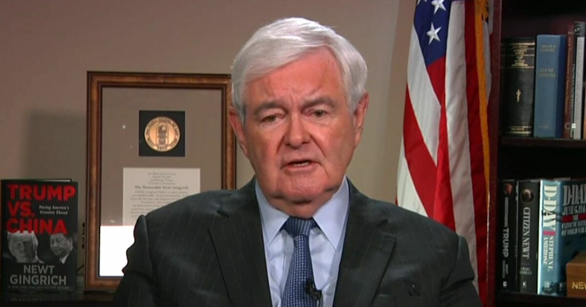 In an appearance Friday on Fox News, former House Speaker Newt Gingrich said current House Speaker Nancy Pelosi was lying about why former President Bill Clinton got impeached.