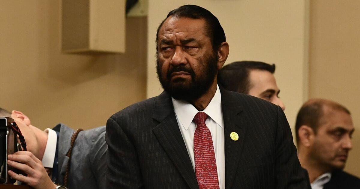 Democratic Rep. Al Green of Texas listens during a House Judiciary Committee hearing on the impeachment of President Donald Trump on Capitol Hill in Washington on Dec. 4, 2019.
