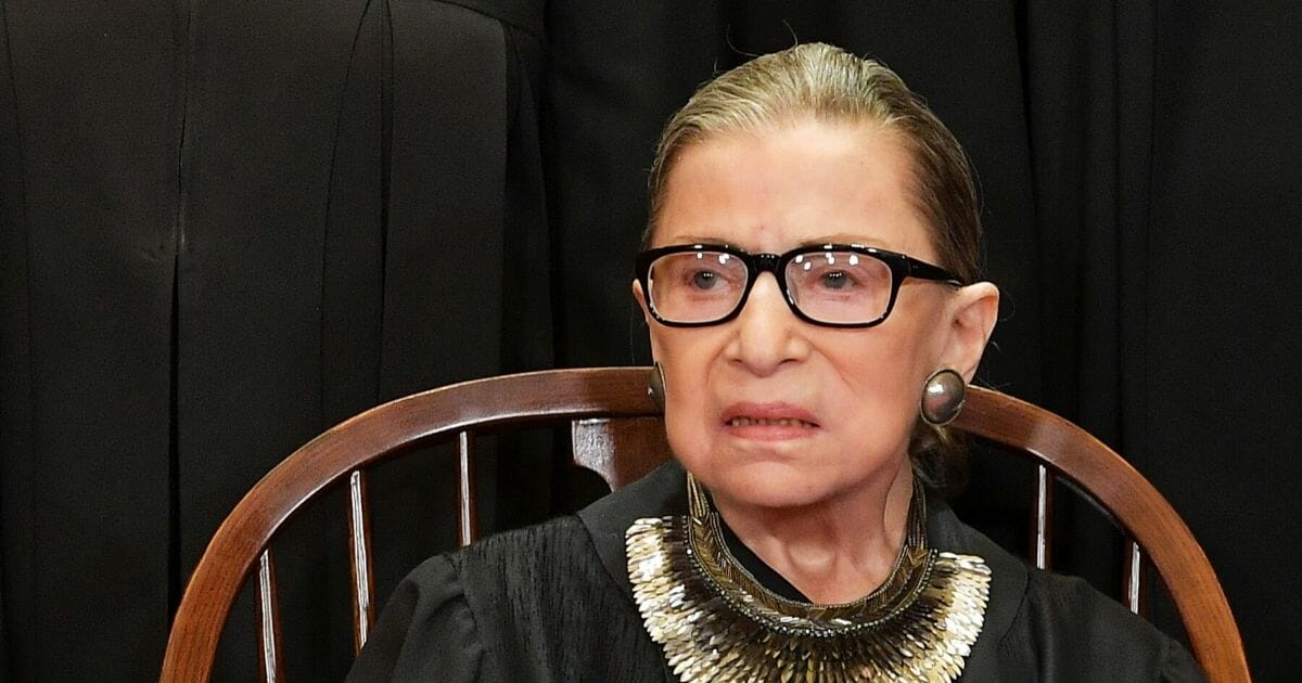 Associate Justice Ruth Bader Ginsburg poses for the official photo at the Supreme Court in Washington, D.C. on Nov. 30, 2018.