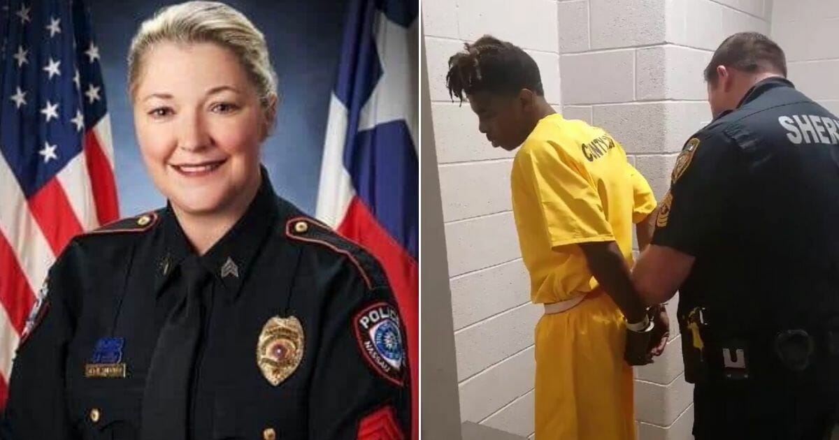 There was a lot of symbolism in Thursday's arrest of a Texas rapper who has been accused of killing a Houston-area police officer.