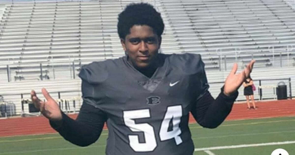 High school football lineman Trevon Tyler went in the hospital last month for follow-up surgery after doctors had repaired a damaged knee.