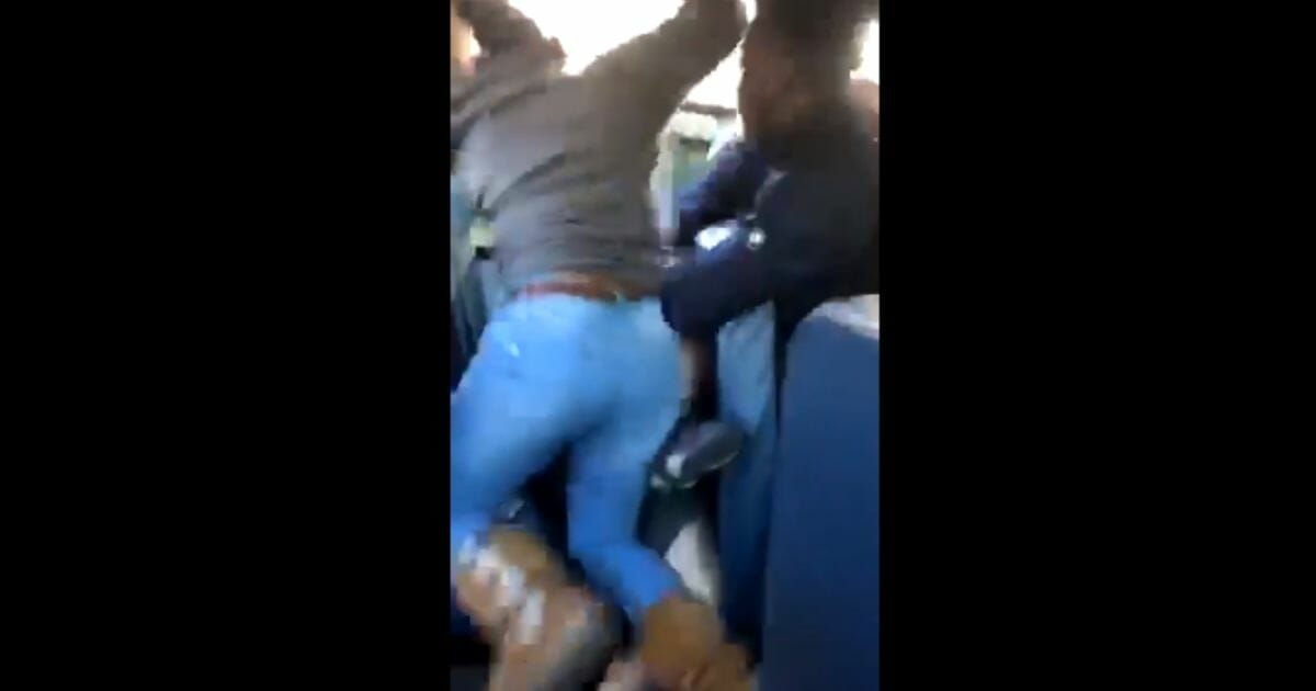 A pro-Trump boy is savagely beaten on a bus.