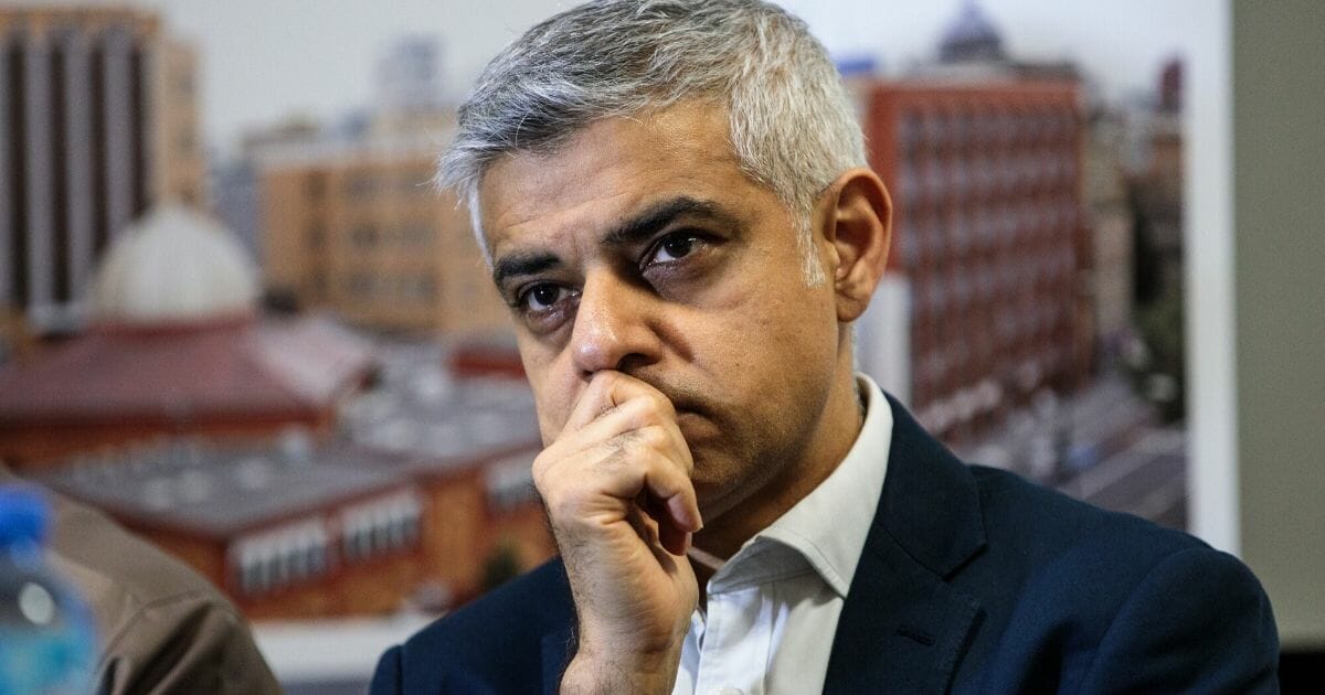 London Mayor Sadiq Khan is pictured in a file photo from March 15.