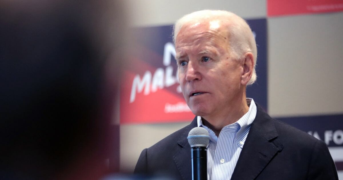 Former Vice President Vice President Joe Biden speaks at a campaign stop on Dec. 2 in Emmetsburg, Iowa.