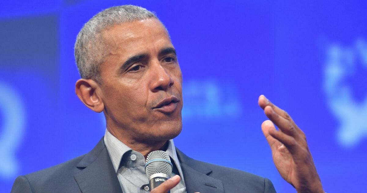 Former President Barack Obama is pictured in a file photo from a speech in Munich in September.