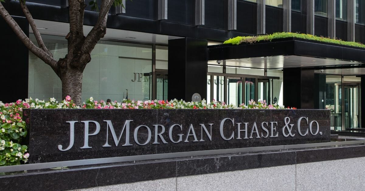 The JPMorgan Chase office building in Manhattan, New York City.