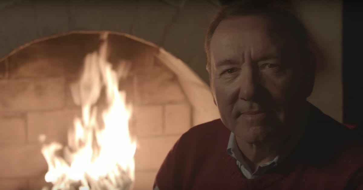 Actor Kevin Spacey appears in a Christmas video published on YouTube on Christmas Eve.