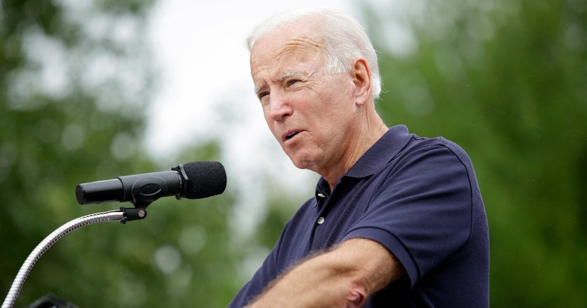 Former Vice President Joe Biden is pictured in a file photo from Iowa in September.