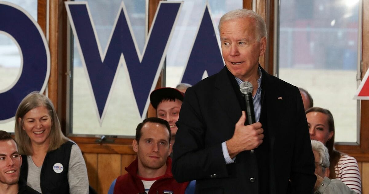 Democratic Presidential Candidate Joe Biden Campaigns In Iowa