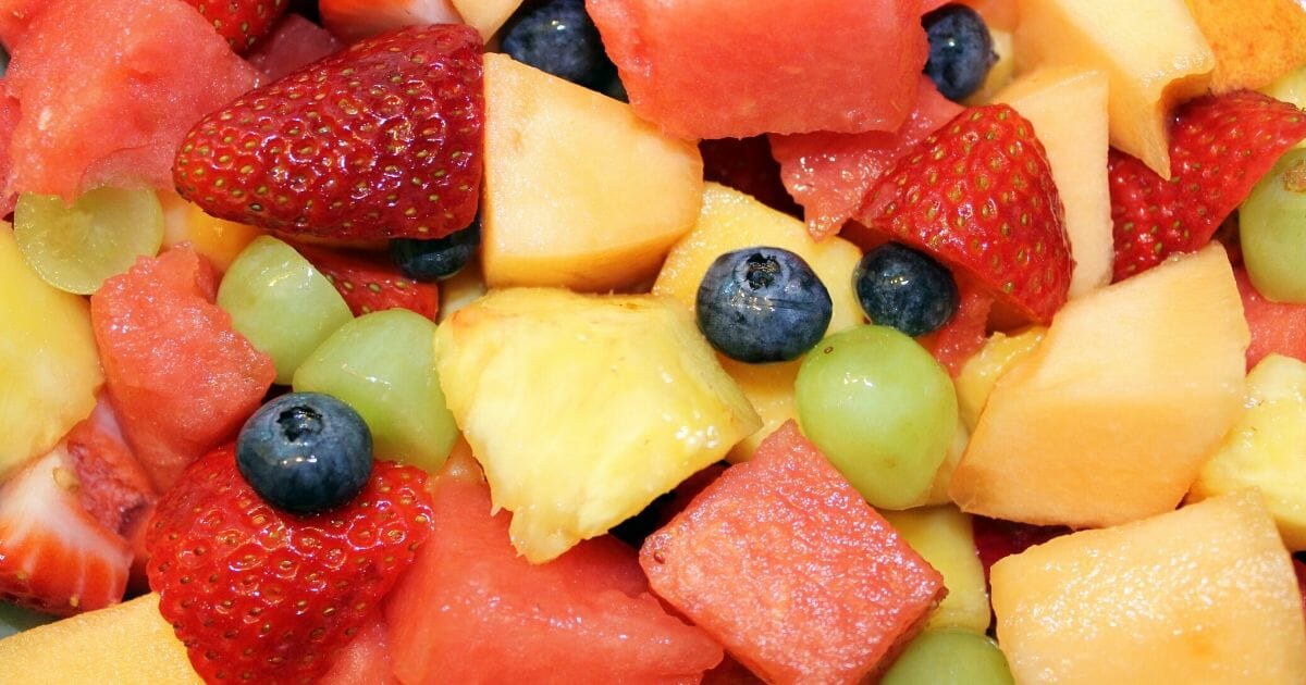 Colorful fruit salad