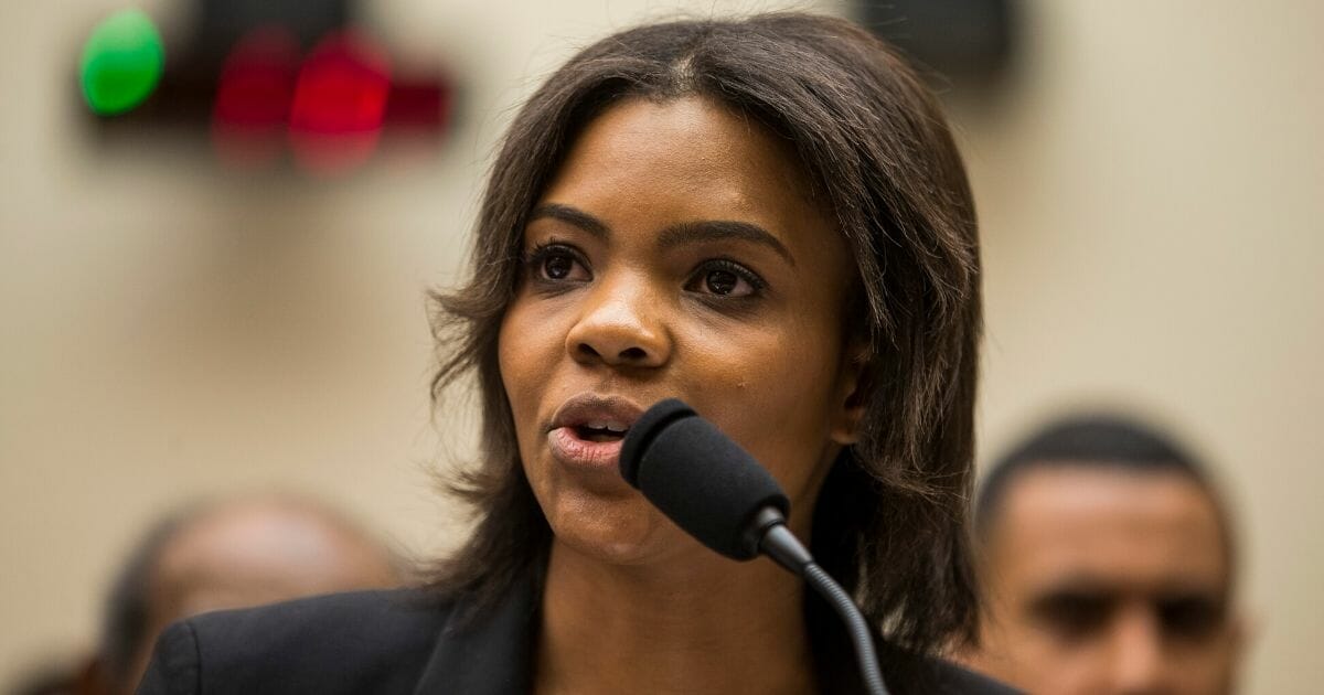 Candace Owens testifies during a House Judiciary Committee hearing discussing hate crimes and the rise of white nationalism on Capitol Hill on April 9, 2019, in Washington, D.C.