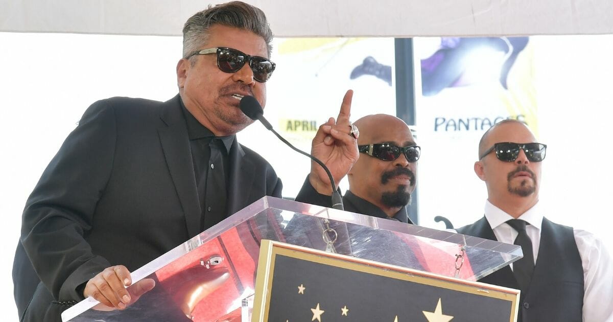 George Lopez speaks at the ceremony honoring Cypress with a star on The Hollywood Walk of Fame on April 18, 2019, in Hollywood, California.