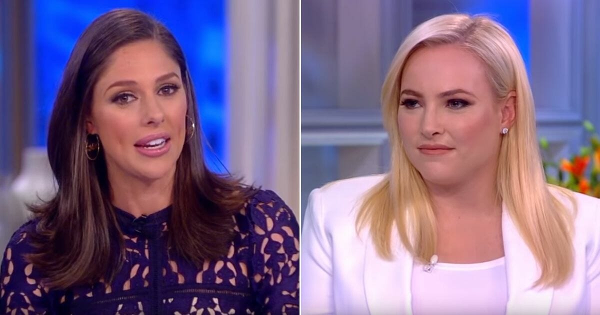 Abby Huntsman, left, and Meghan McCain appear on ABC's "The View."