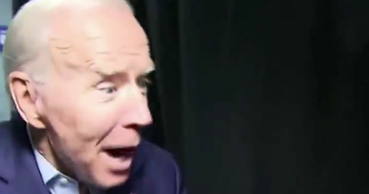 Former Vice President Joe Biden had bizarre reaction when asked by a reporter Wednesday about a days-long feud between Biden and Vermont Sen. Bernie Sanders.
