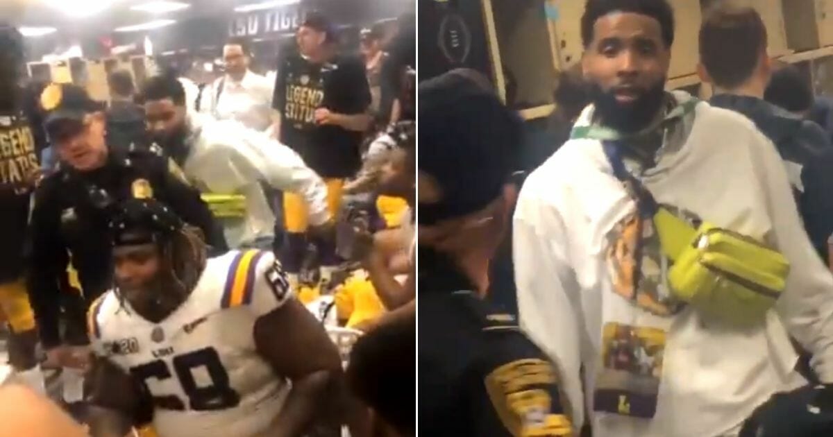 There's a new development in the saga of LSU's locker room celebration after the team defeated Clemson on Monday night to win the college football national championship.