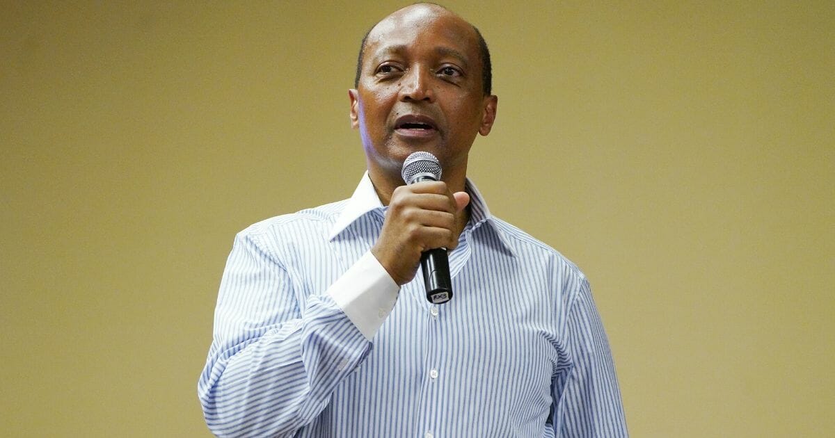 Patrice Motsepe speaks before a panel discussion at Sandton Convention Center on Nov. 30, 2018, in Johannesburg, South Africa.