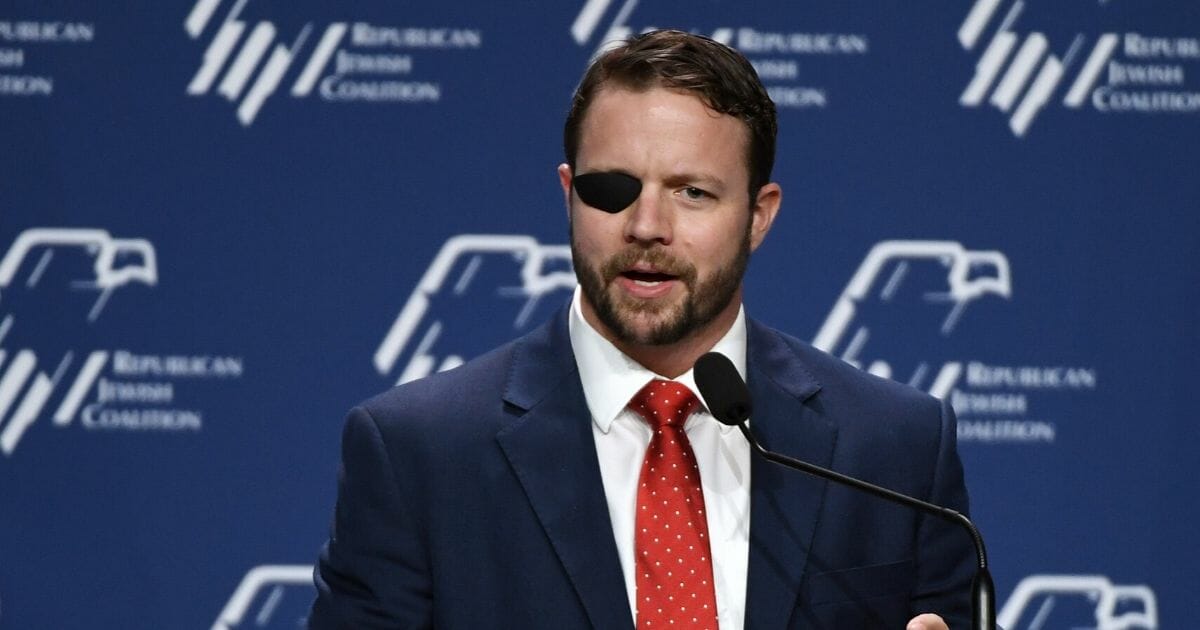 U.S. Rep. Dan Crenshaw is pictured in a file photo from the Republican Jewish Coalition meeting in April in Las Vegas.