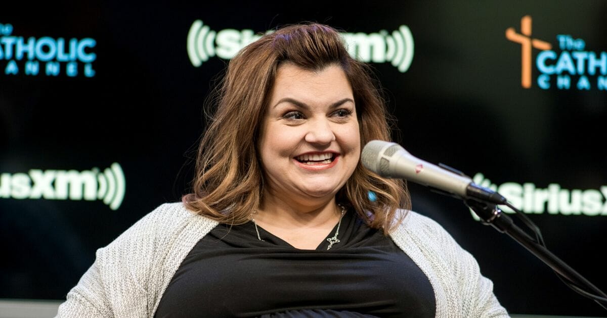 Pro-life activist Abby Johnson visits SiriusXM Studios on March 19, 2019, in New York City.