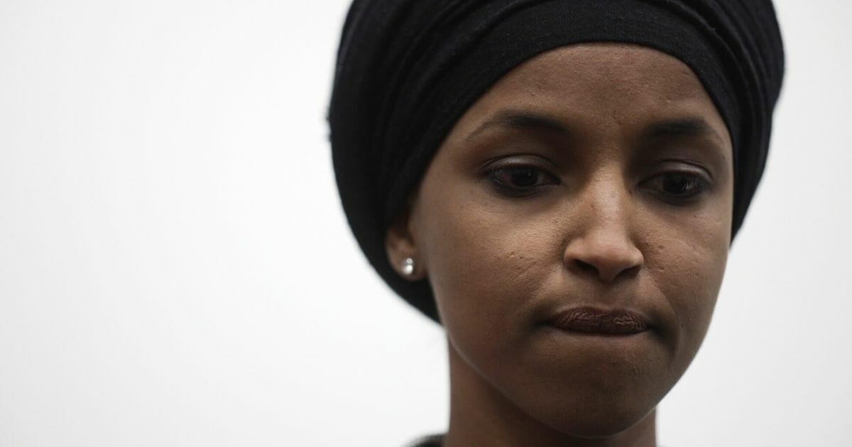 Democratic Rep. Ilhan Omar of Minnesota listens during a news conference on Dec. 5, 2019 on Capitol Hill in Washington, D.C.