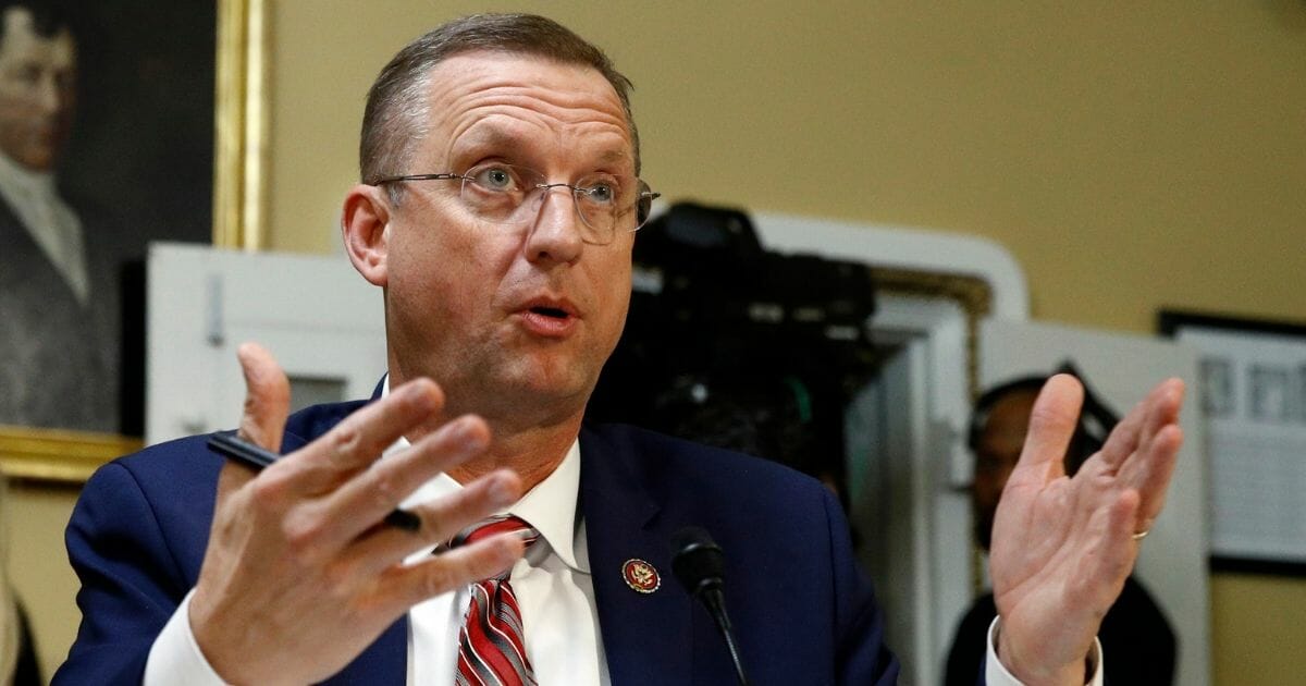 House Judiciary Committee ranking member Rep. Doug Collins of Georgia speaks during a House Rules Committee hearing on the impeachment against President Donald Trump on Dec. 17, 2019, on Capitol Hill in Washington, D.C.