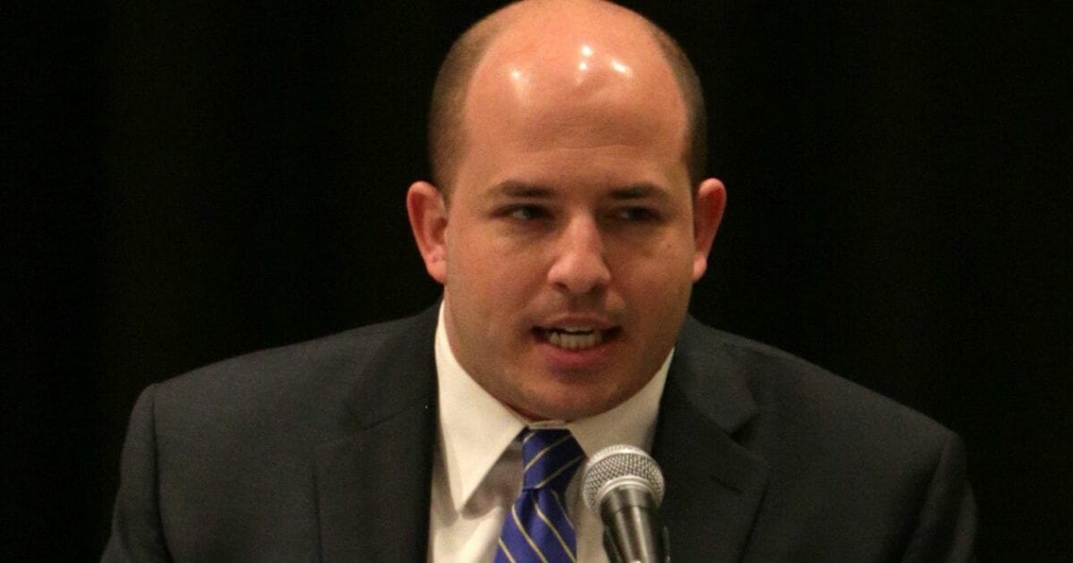 Brian Stelter, host of CNN's "Reliable Sources," is pictured at the 2017 SXSW Conference and Festivals in Austin, Texas.