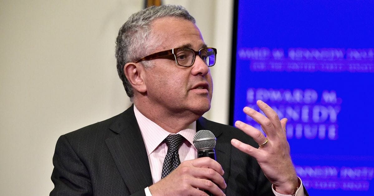 CNN legal analyst Jeffrey Toobin Toobin is pictured in a file photo from a May 2018 interview with former Attorney General Eric Holder.