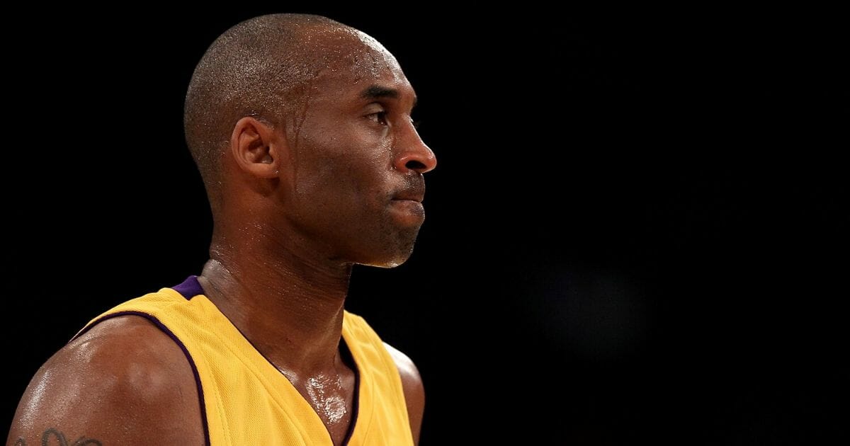 Los Angeles Lakers legend Kobe Bryant is pictured in a file photo from Game 7 of the NBA Finals in 2010 at the Staples Center.