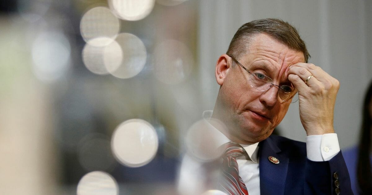 House Judiciary Committee ranking member Rep. Doug Collins of Georgia attends a House Rules Committee hearing on the impeachment of President Donald Trump on Dec. 17, 2019, in Washington, D.C.