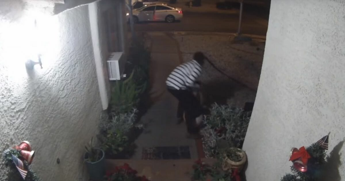 A doorbell camera in Las Vegas captured a man attacking a woman and dragging her to a car.