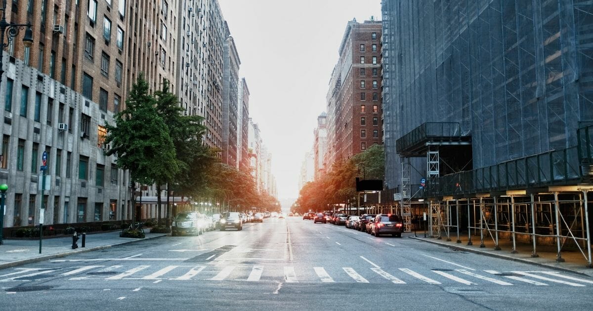 empty ny street