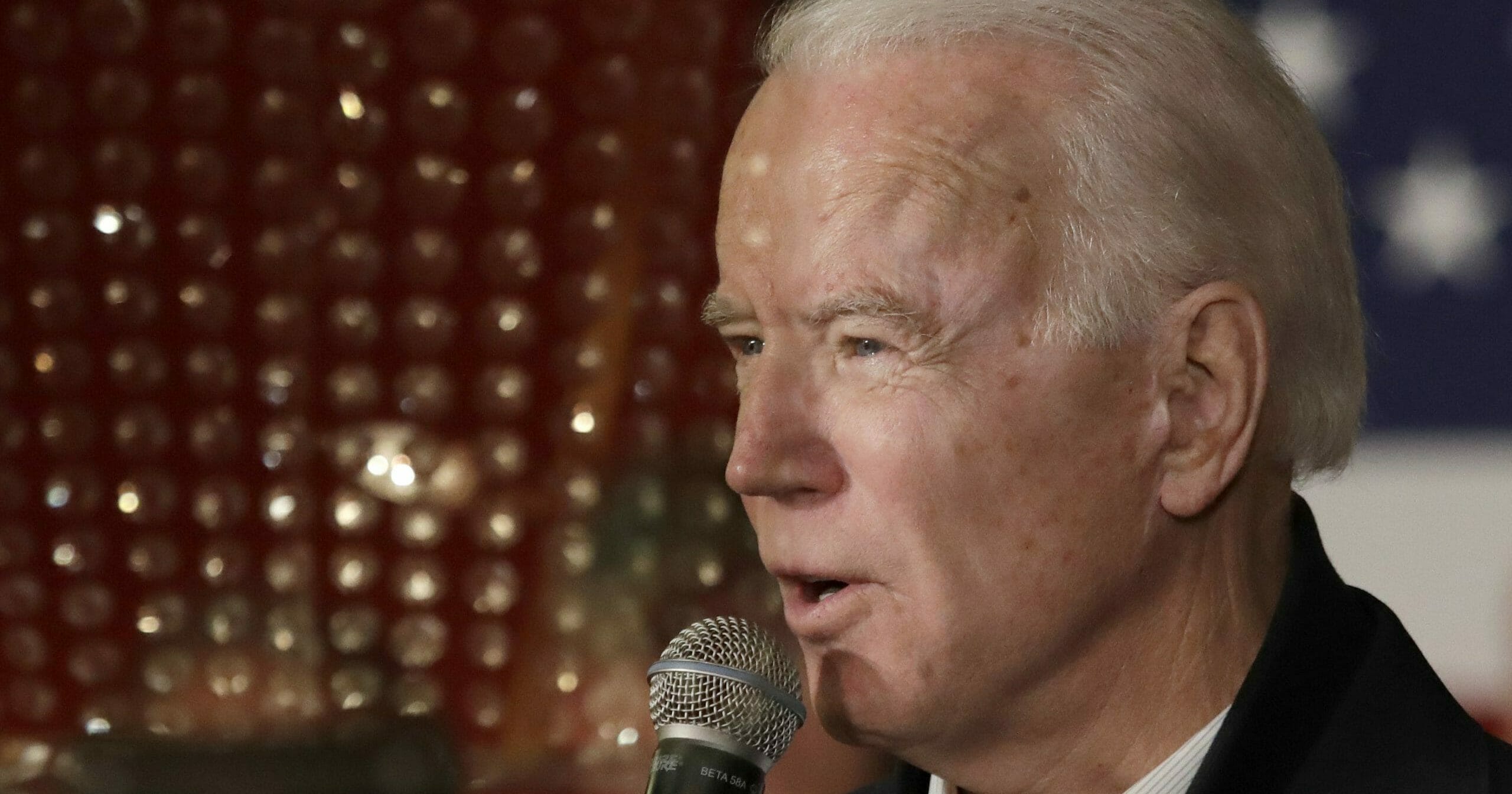 Democratic presidential candidate and former Vice President Joe Biden speaks at a campaign event Feb. 5, 2020, in Somersworth, New Hampshire.