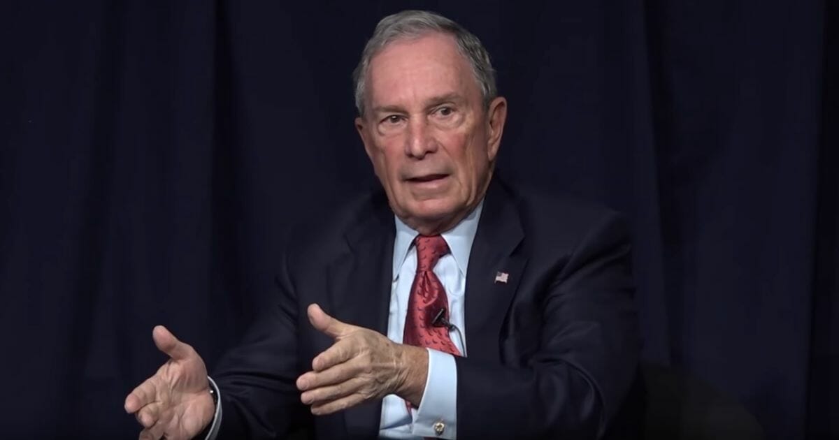 Democratic presidential candidate Michael Bloomberg speaks about farming in 2016.
