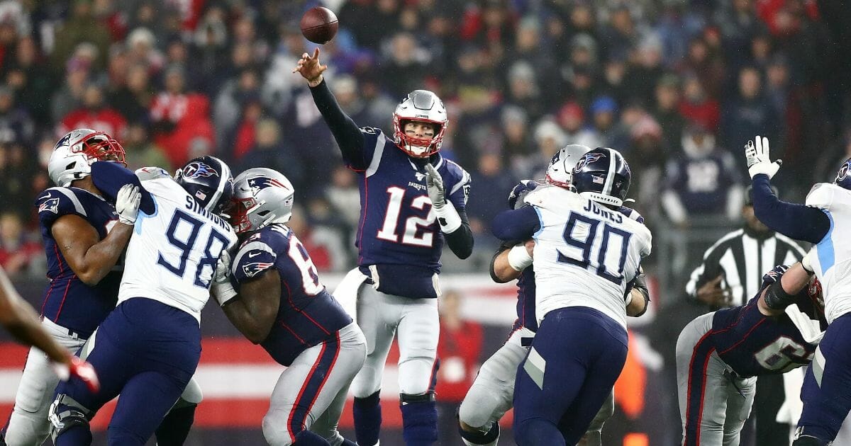 Quarterback Tom Brady of the New England Patriots