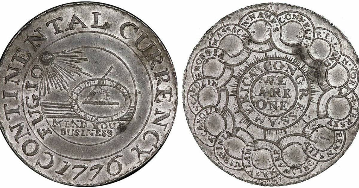 A coin that had been tossed into an old box and sold for 50 cents turned out to be a rare and highly-prized 1776 Continental Currency Dollar coin worth almost $100,000.