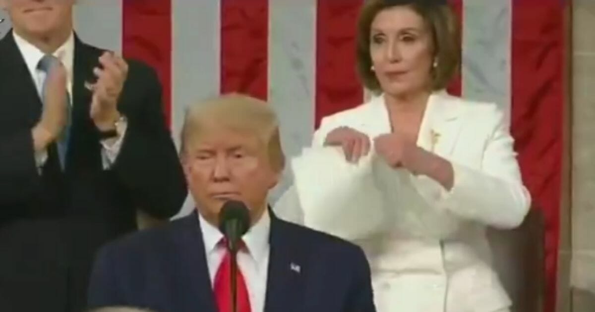 Multiple Democratic lawmakers are calling for Twitter to take down a video President Donald Trump posted on Thursday of House Speaker Nancy Pelosi ripping up his State of the Union address, arguing it misleads viewers.