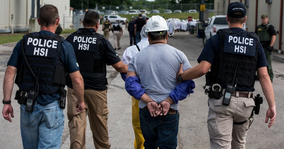 U.S. Immigration and Customs Enforcement's Homeland Security Investigations special agents arrested alleged immigration violators at Fresh Mark, Salem, on June 19, 2018.