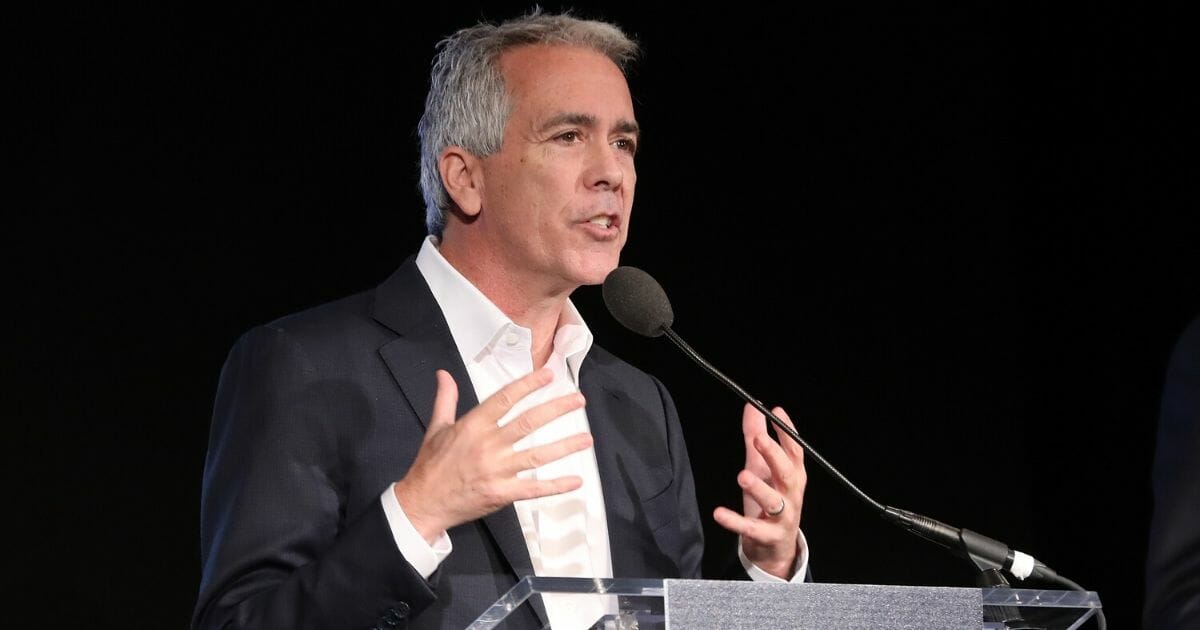 Joe Walsh speaks during a debate between Republican presidential primary challengers at the 2019 Forbes 30 Under 30 Summit on Oct. 28, 2019, at Detroit Masonic Temple in Detroit, Michigan.