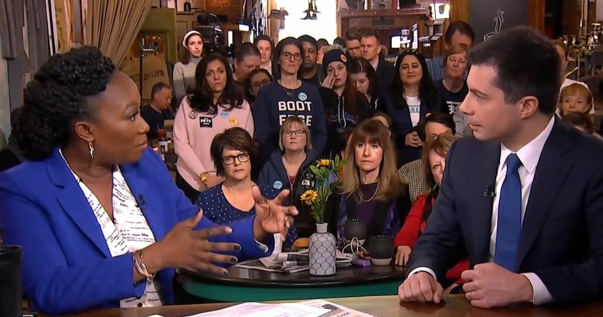 MSNBC host Joy Reid interviews Democratic presidential candidate and former South Bend, Indiana, Mayor Pete Buttigieg on "AM Joy."