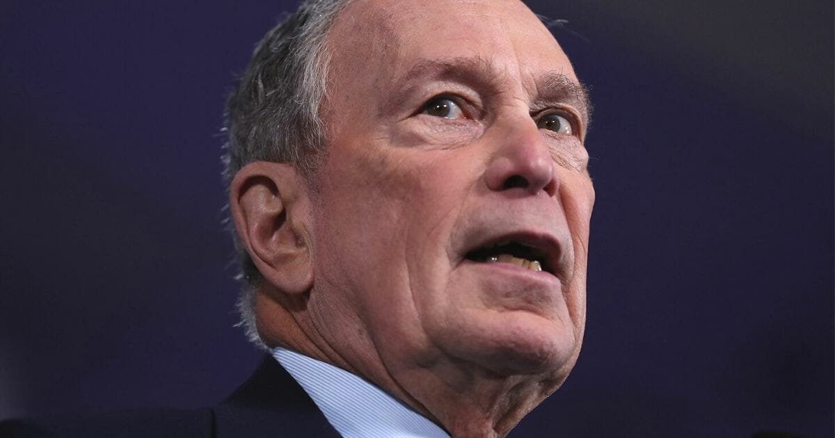 Democratic presidential candidate and former New York Mayor Mike Bloomberg campaigns in Aventura, Florida, on Jan. 26, 2020.