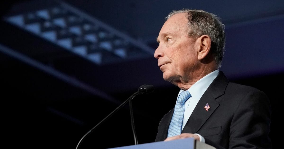 Democratic presidential candidate former New York City Mayor Mike Bloomberg speaks to supporters at a rally on Feb. 20, 2020, in Salt Lake City, Utah.