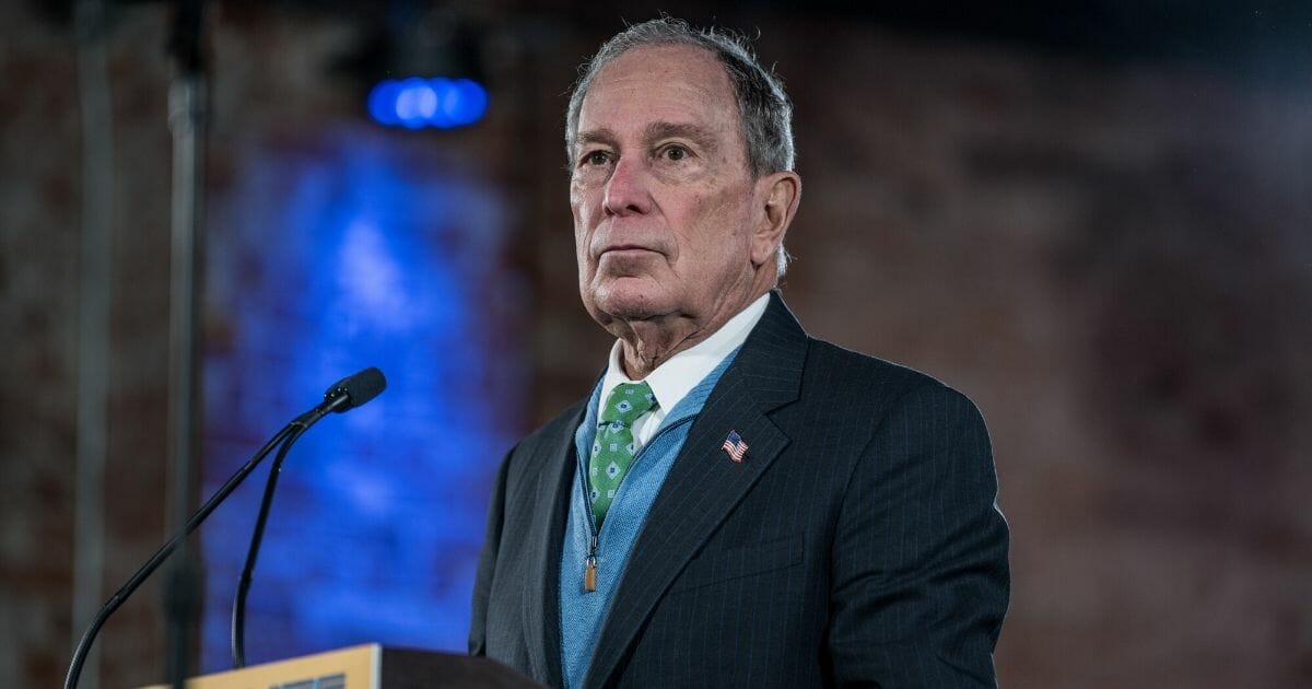 Democratic presidential candidate former New York City Mayor Mike Bloomberg announces his new Latino policy at a campaign rally on Jan. 29, 2020, in El Paso, Texas.