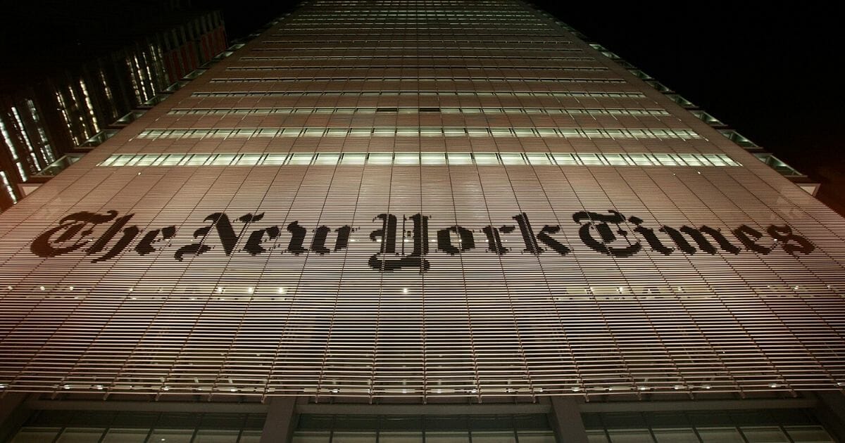The New York Times headquarters is seen Feb. 19, 2009 in New York City.