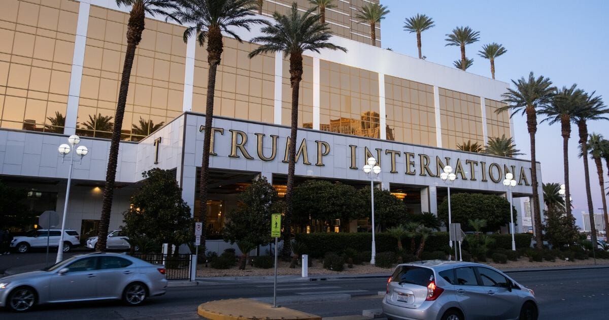 The Trump International Hotel in Las Vegas is seen on Nov. 26, 2019.