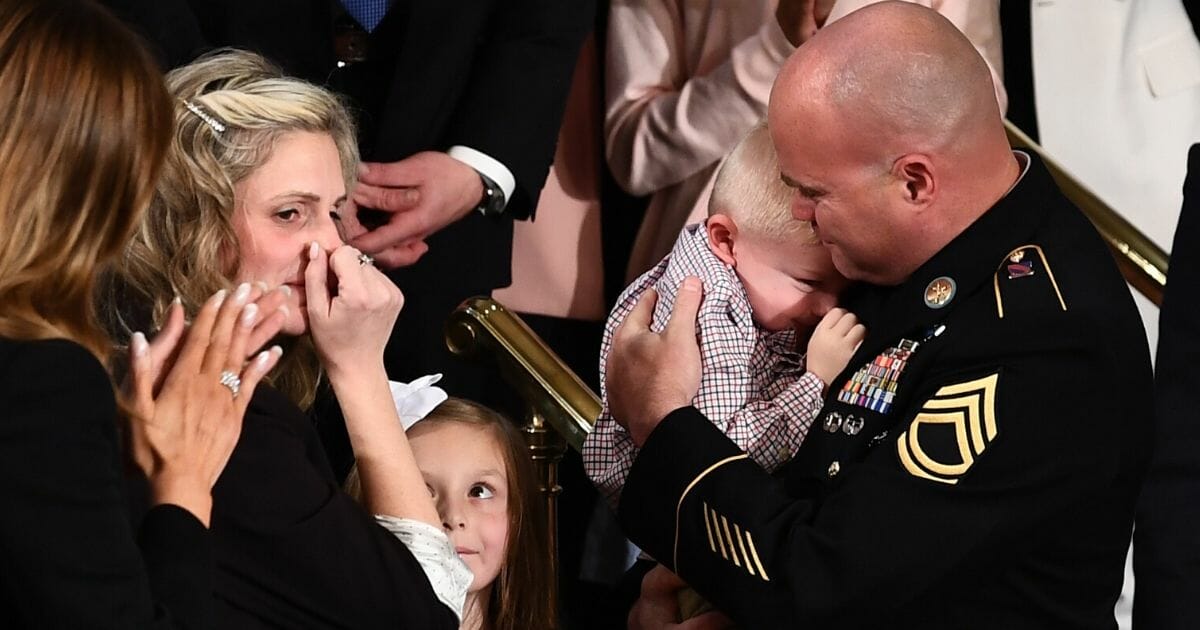 Sgt Townsend Williams and wife Amy