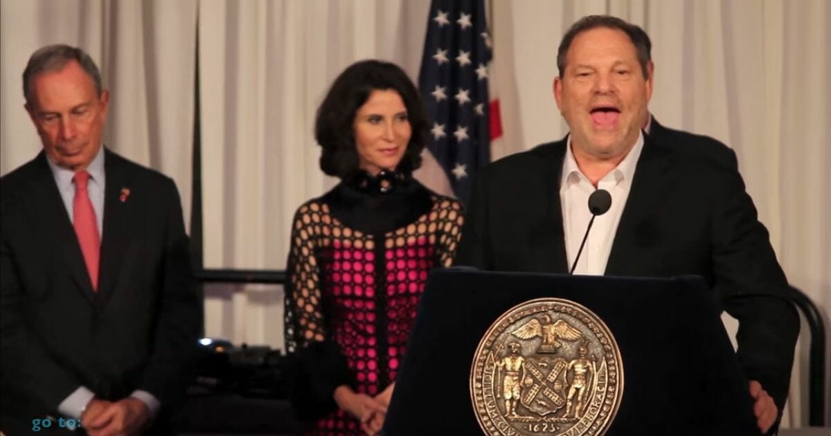 Harvey Weinstein and Mike Bloomberg during the 2013 Made in NY Awards.